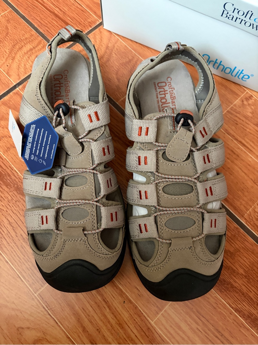 Croft & Barrow Legato Men's Fisherman Sandals Outdoor Hiking Sandals US10